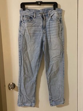 American Eagle Light Wash Straight Leg Jeans in Womens Size 6 | 27” Inseam